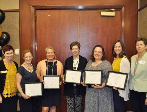 Mizzou Online award winners at the Celebration of Teaching on May 16, 2018.