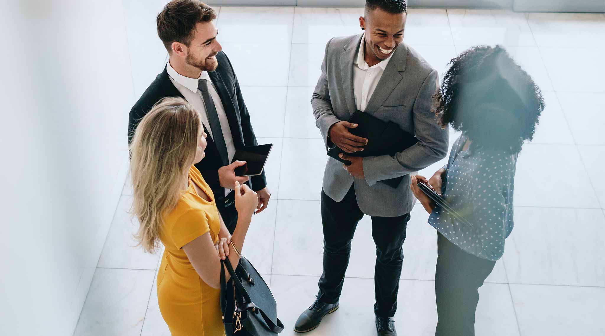 A group of business professionals.