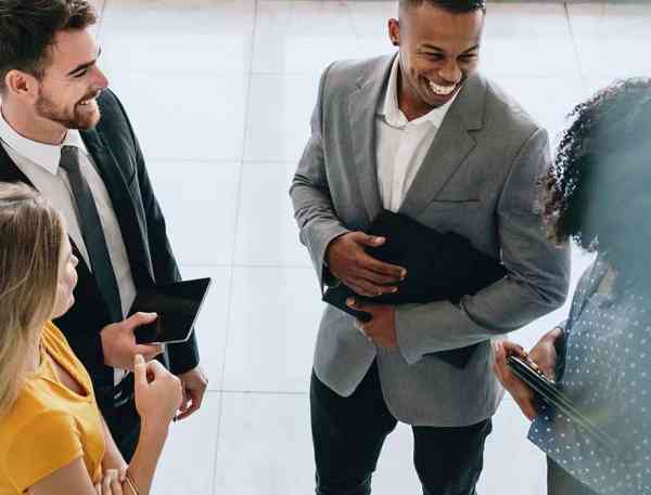 A group of business professionals.