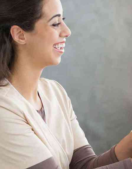 Care manager with patient.