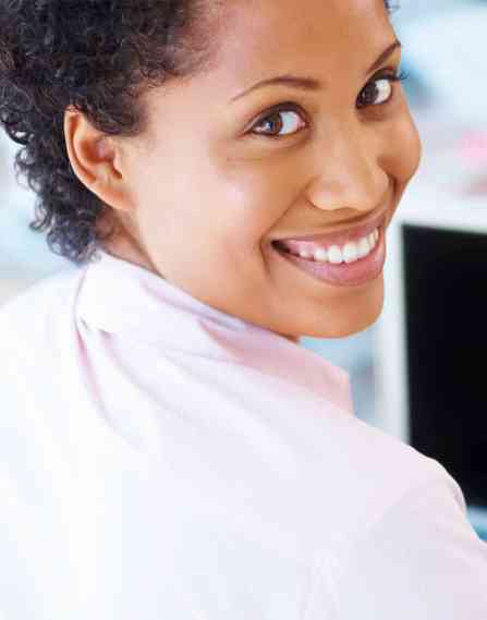 Nurse with a laptop.