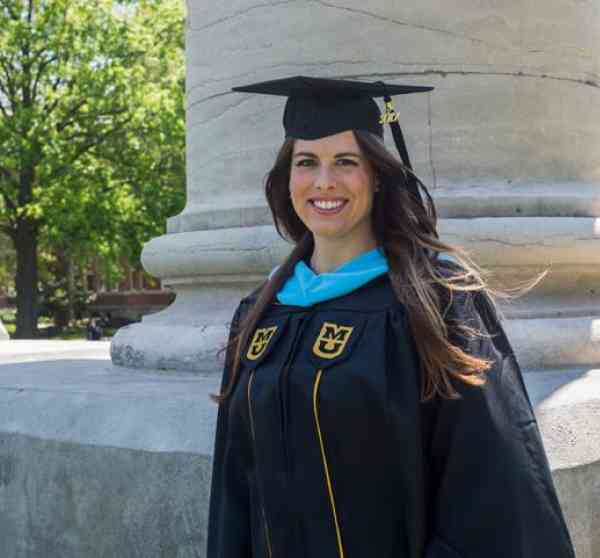 Camille Hackamack, M Ed in positive coaching.